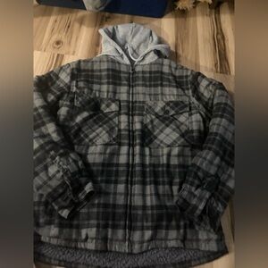 MOUNTAIN RIDGE EXPLORE LIFE LARGE MEN'S FLANNEL FLEECE JACKET